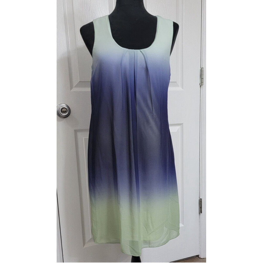 VENUS Sleeveless Chiffon Ombre Dip Dye Dress Size 4